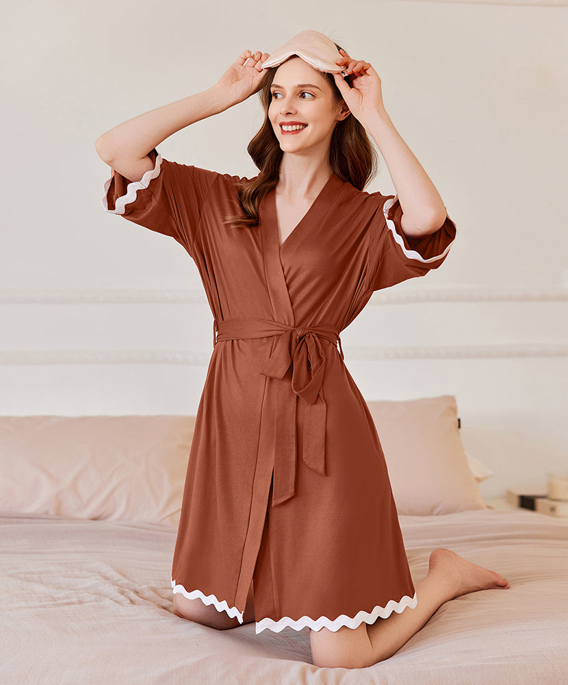 Lightweight Knee Length Bathrobe (US Only)