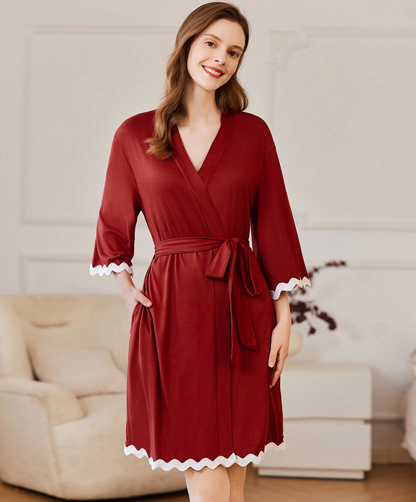 Lightweight Knee Length Bathrobe (US Only)