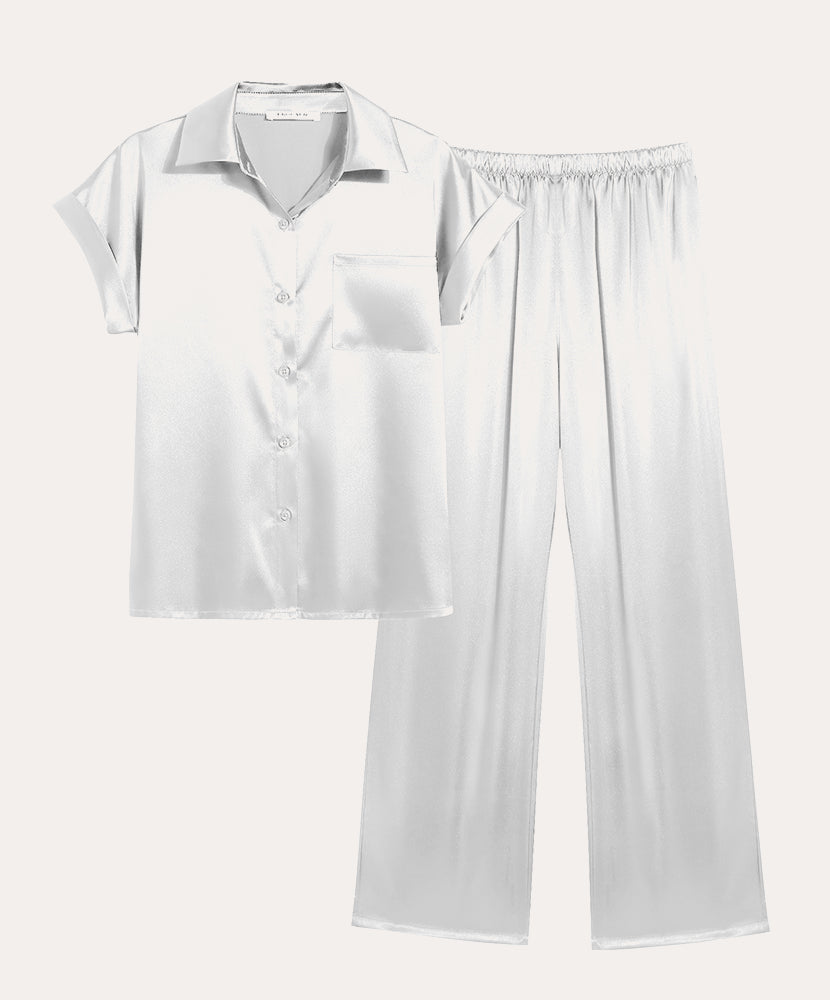 Classic Satin Silky Pajama Set (US Only)