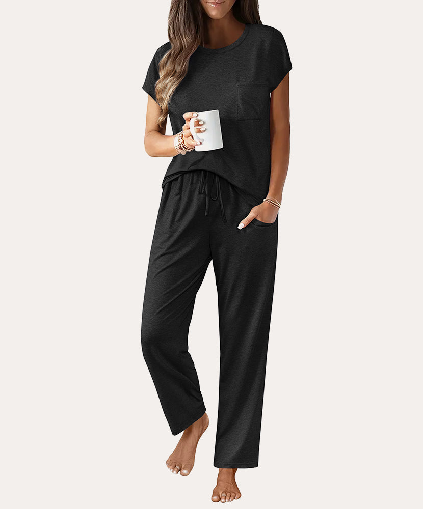 Soft Cap Sleeve Pajama Sets (US Only)