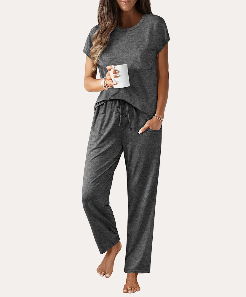 Soft Cap Sleeve Pajama Sets (US Only)