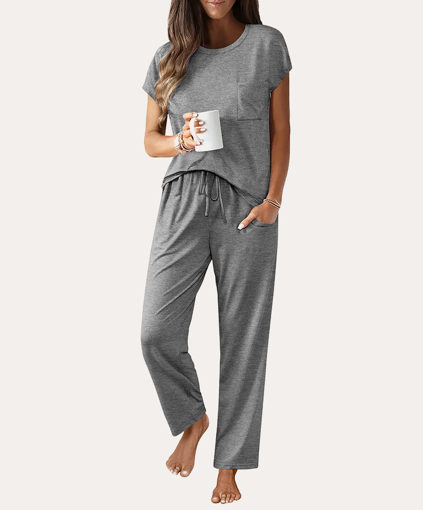 Soft Cap Sleeve Pajama Sets (US Only)