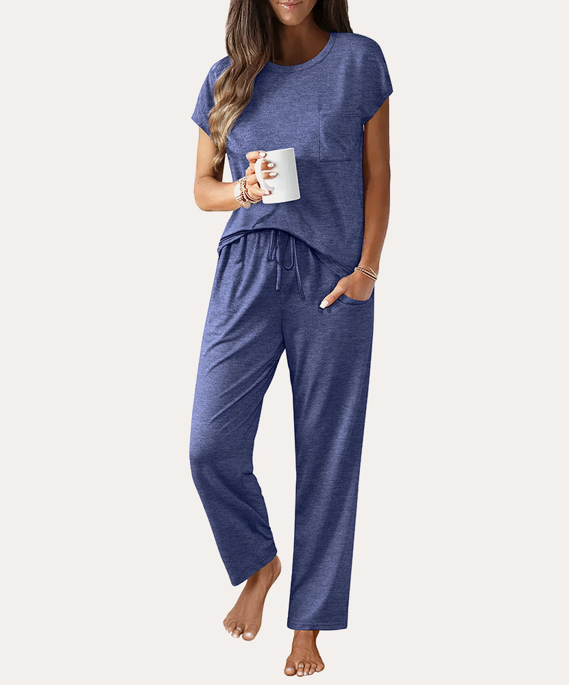 Soft Cap Sleeve Pajama Sets (US Only)