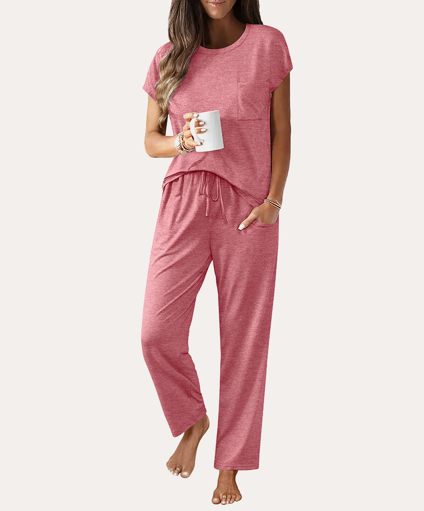 Soft Cap Sleeve Pajama Sets (US Only)