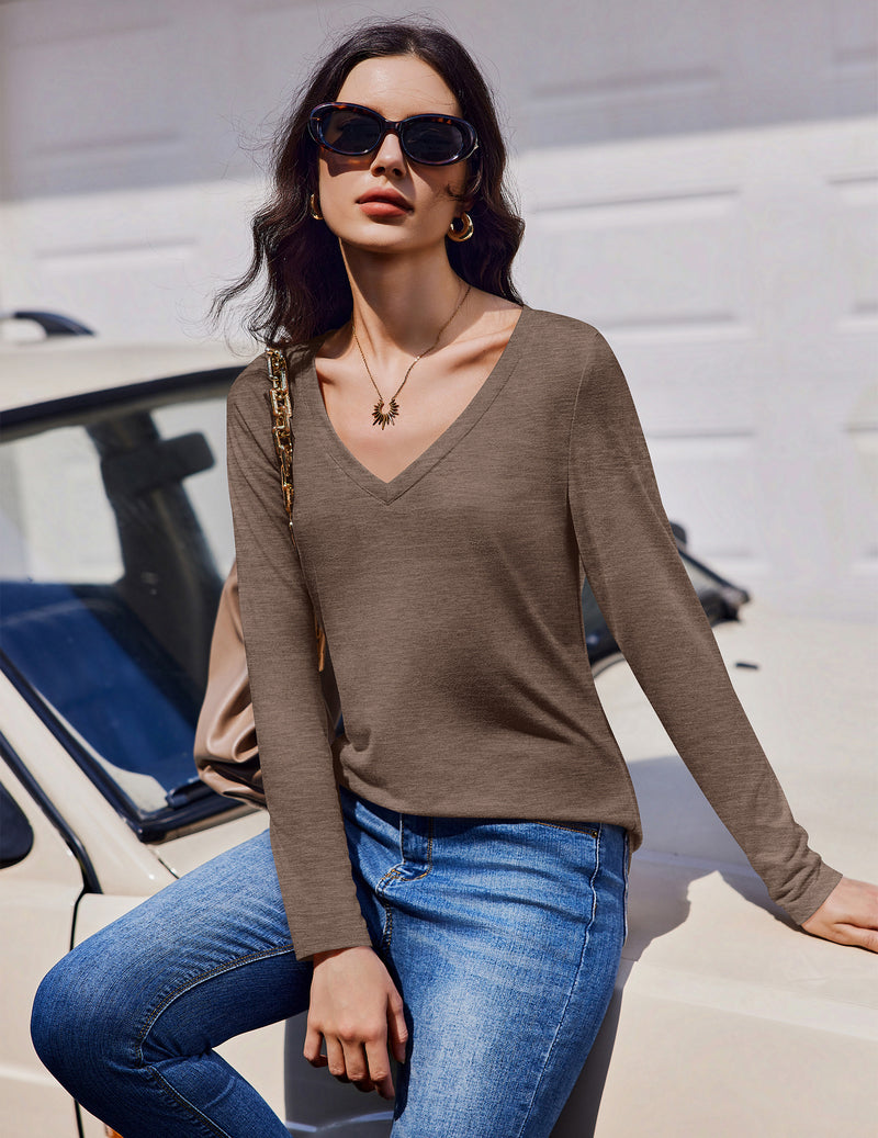 Ekouaer 3 Pack Long Sleeve Shirts Basic Base Tees