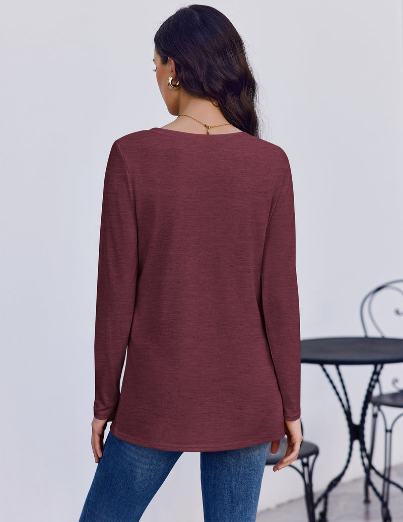 Ekouaer 3 Pack Long Sleeve Shirts Basic Base Tees