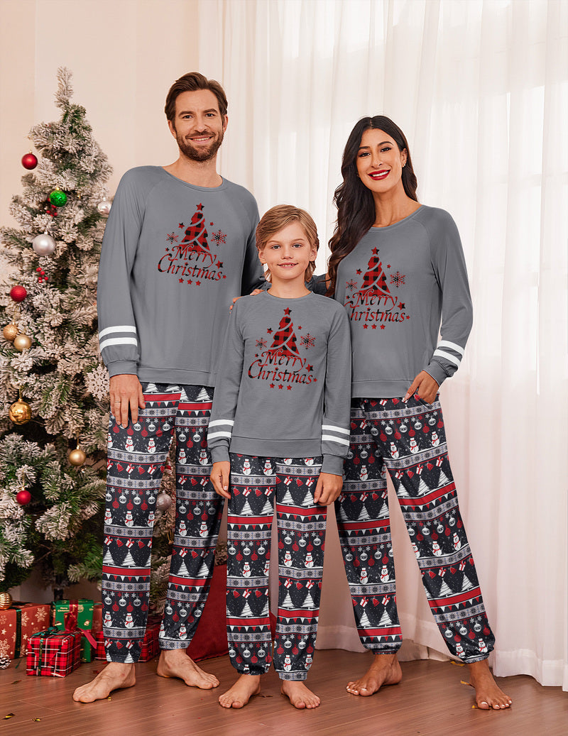 Family Christmas Pajamas Matching Sets Couple Pjs Set