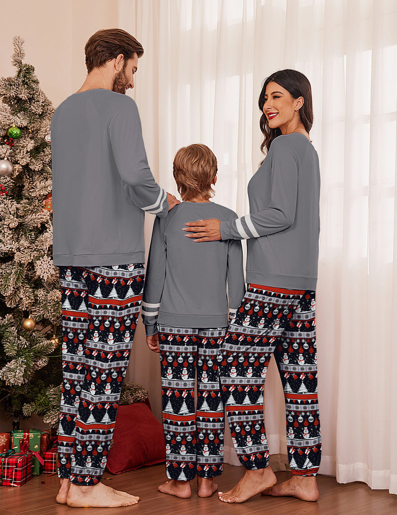 Family Christmas Pajamas Matching Sets Couple Pjs Set