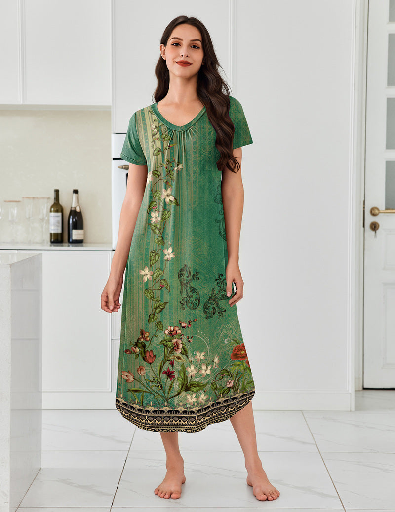 3 Pack Plus Size Long Nightgowns Plus Size House Dress