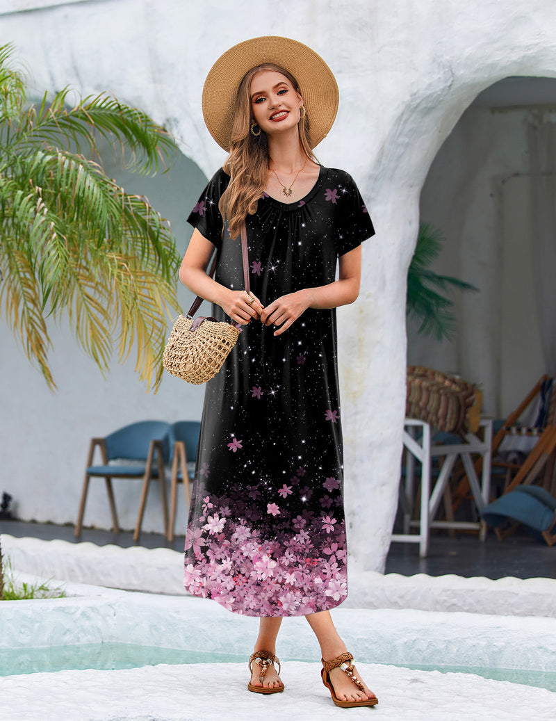 3 Pack Plus Size Long Nightgowns Plus Size House Dress