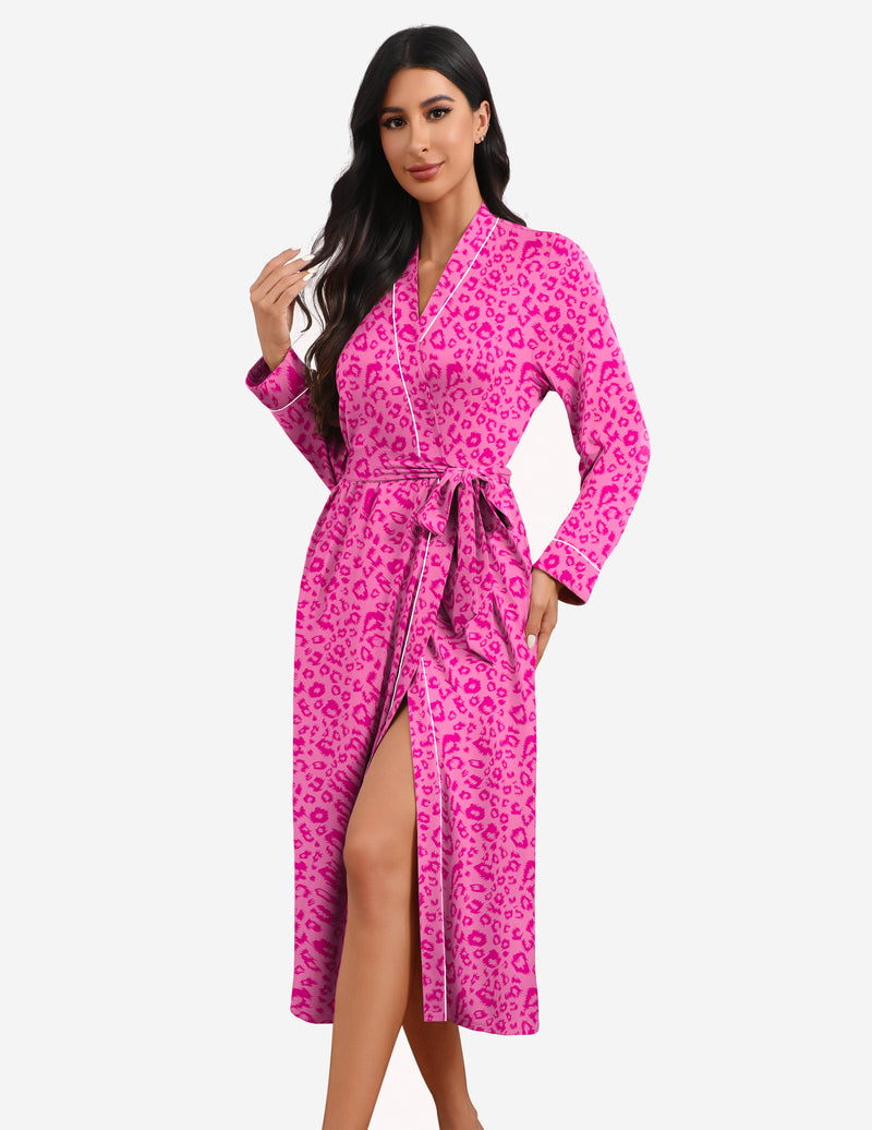 Ekouaer Teddy Robes Lightweight Soft Knit Bathrobe