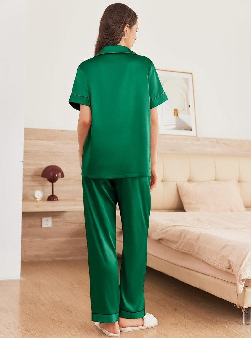 Timeless Silk Button Down Pajama Set (US Only)