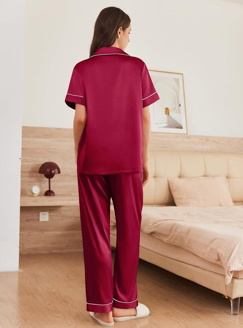 Timeless Silk Button Down Pajama Set (US Only)