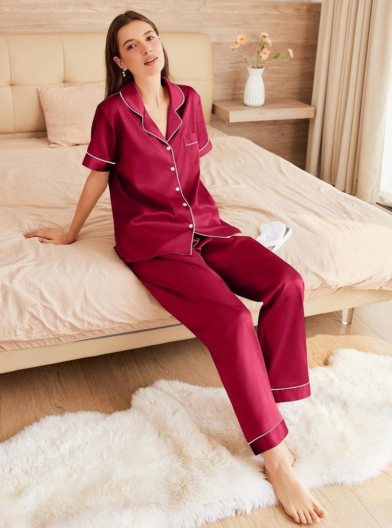 Timeless Silk Button Down Pajama Set (US Only)