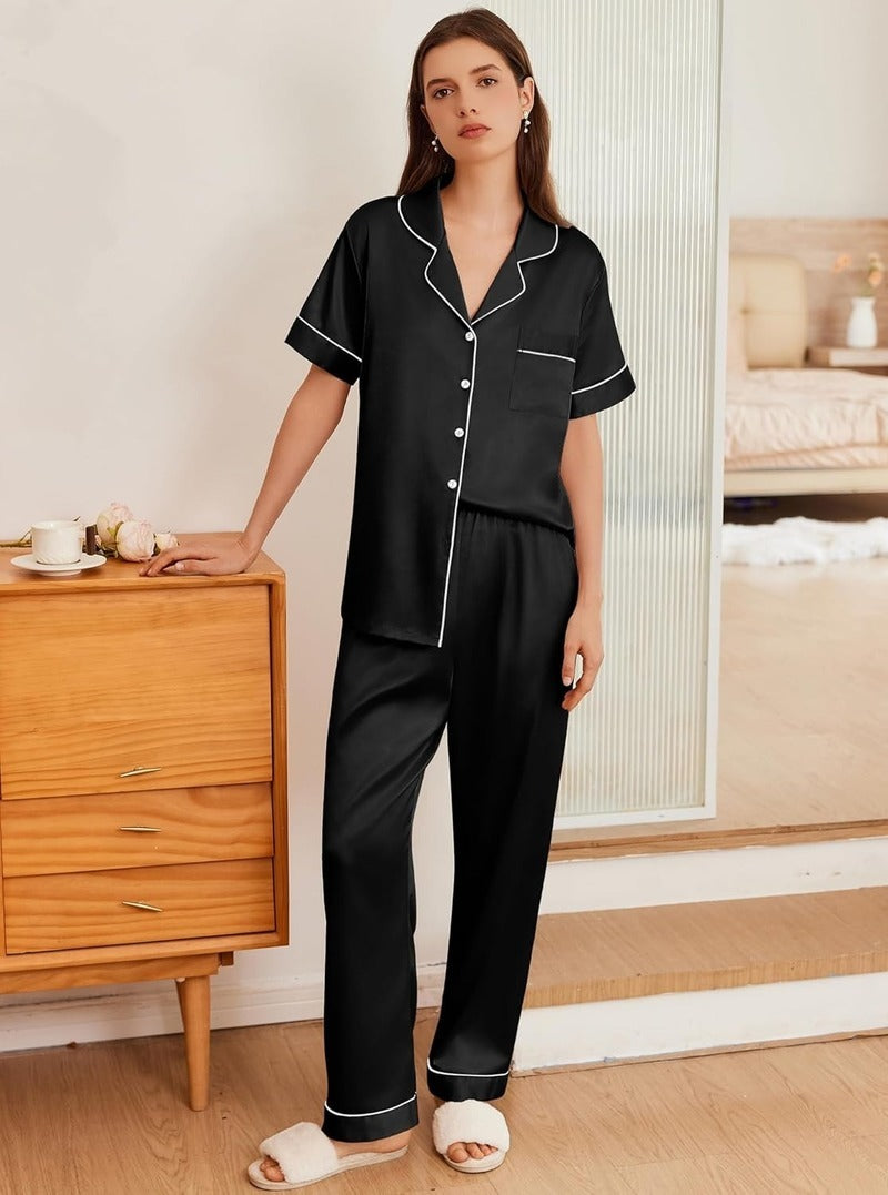 Timeless Silk Button Down Pajama Set (US Only)