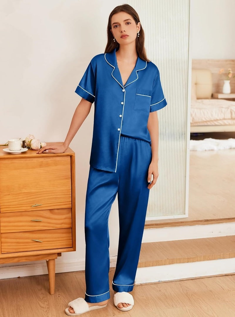 Timeless Silk Button Down Pajama Set (US Only)