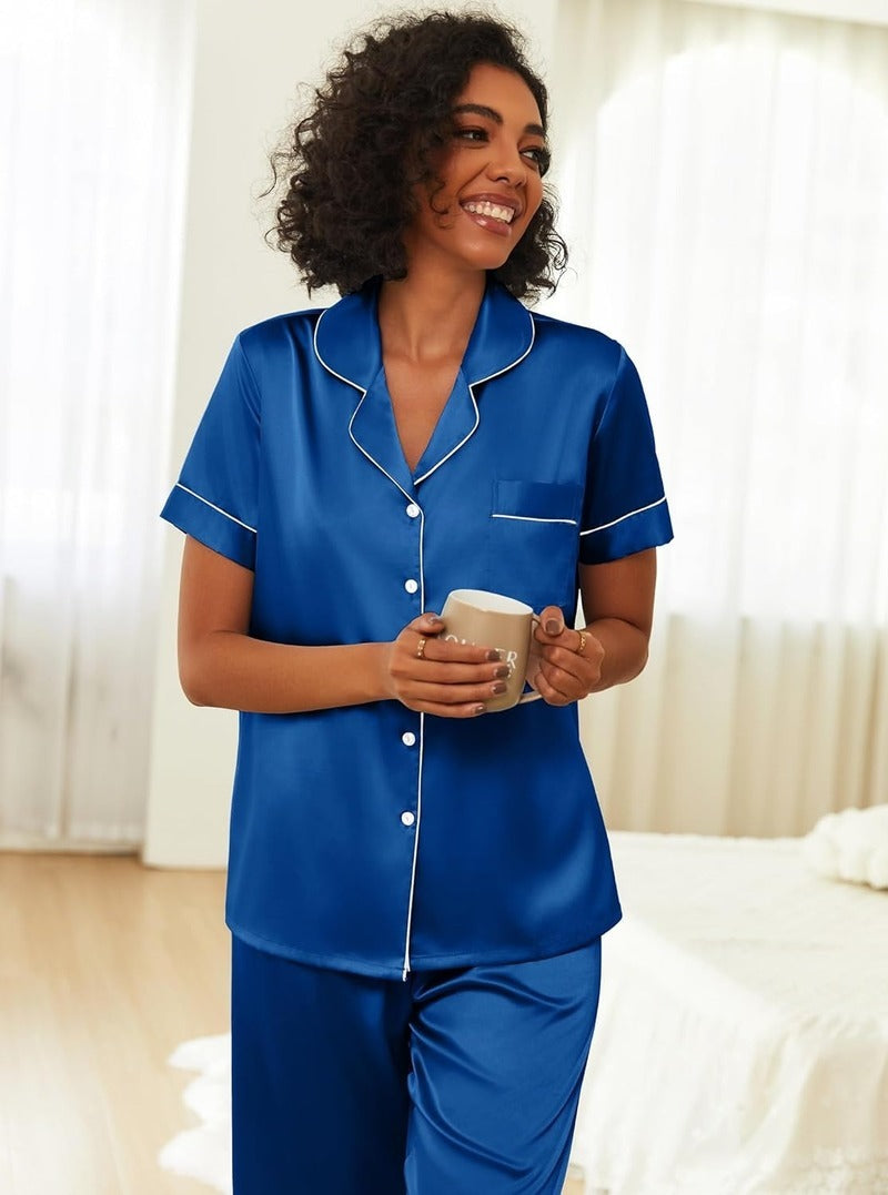 Timeless Silk Button Down Pajama Set (US Only)
