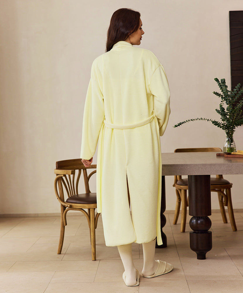 Comfy Soft Knit Fleece Sleep Robe