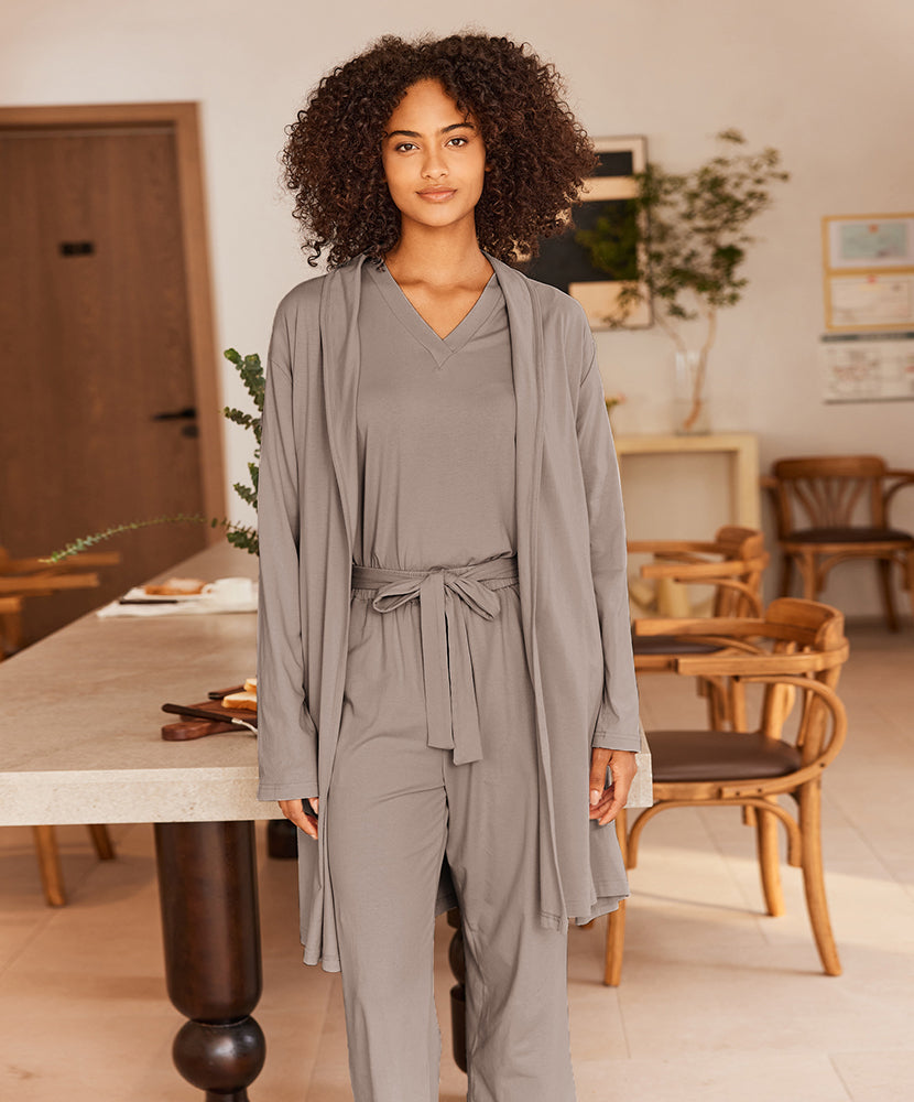 Simple 3-Piece Cotton Lounge Set