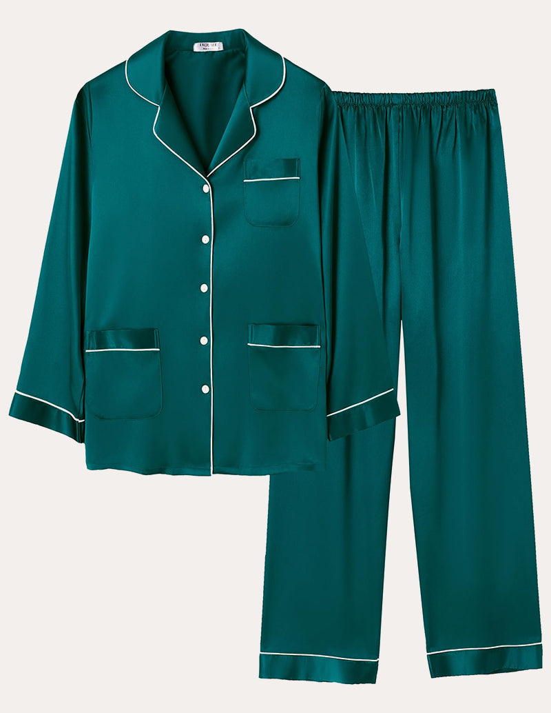 Two-piece Classic Satin Pajama Set (US Only)