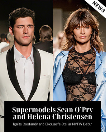 Supermodels Sean O'Pry and Helena Christensen Ignite Coofandy and Ekouaer’s Stellar NYFW Debut