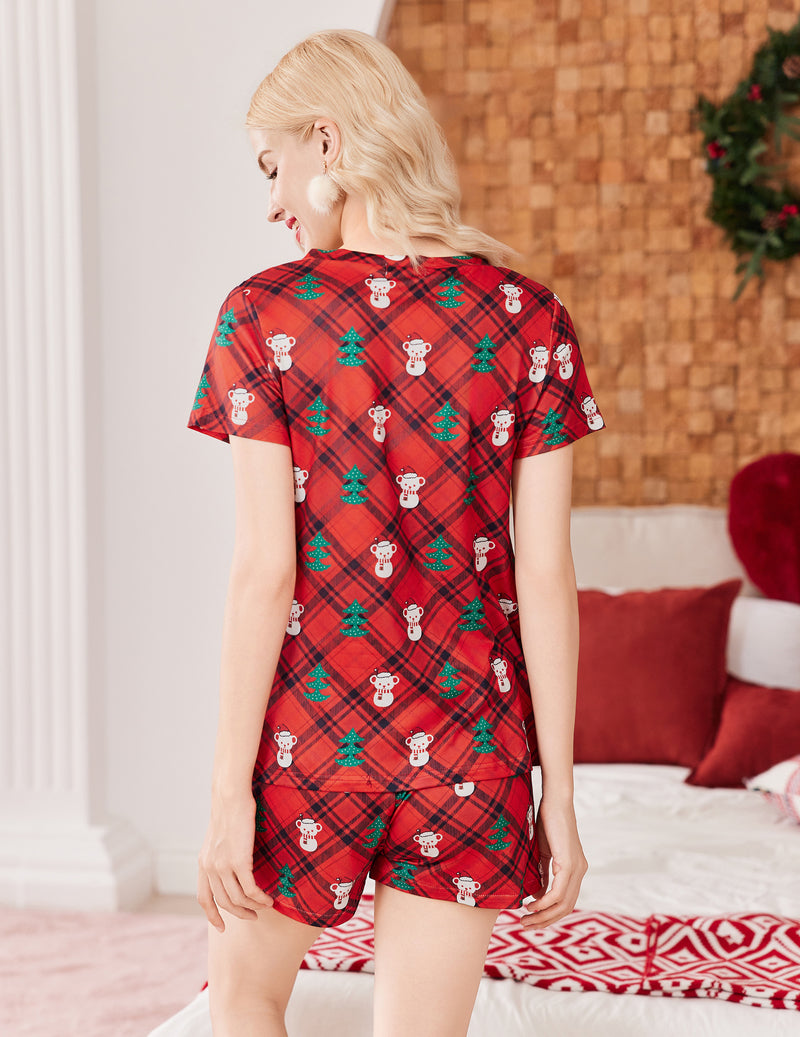 Teddy Pajama Sets Short Sleeve Pajamas Set