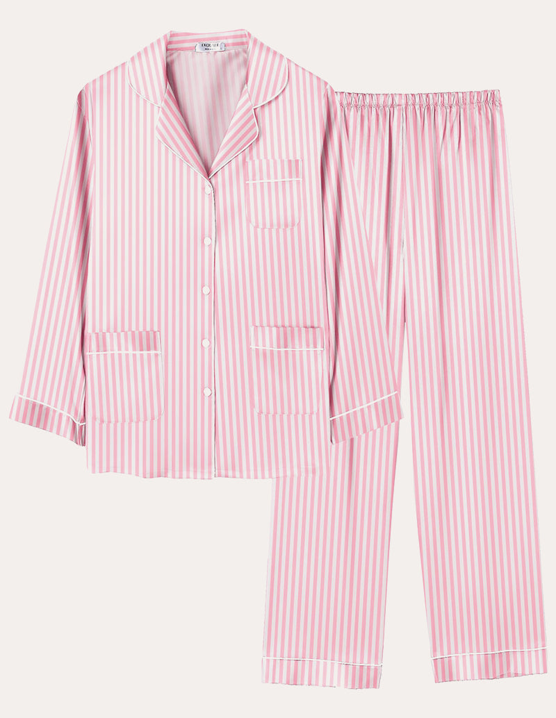 Two-piece Classic Satin Pajama Set (US Only)