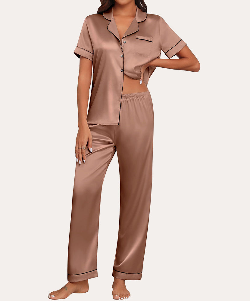 Timeless Silk Button Down Pajama Set (US Only)