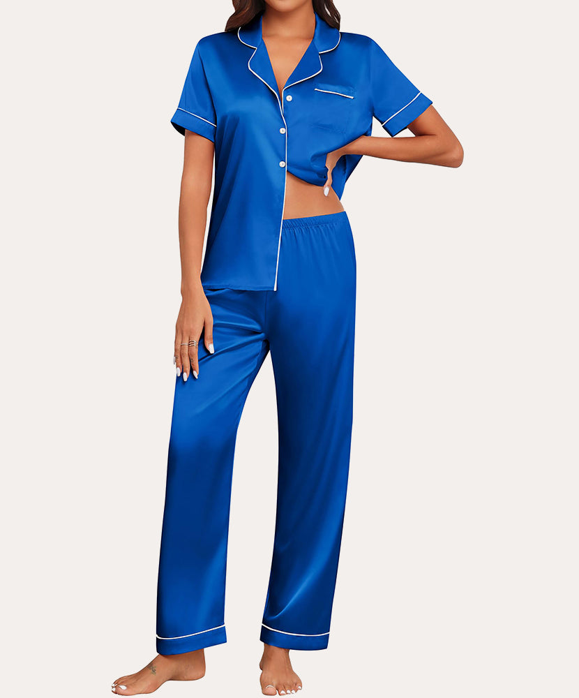 Timeless Silk Button Down Pajama Set (US Only)