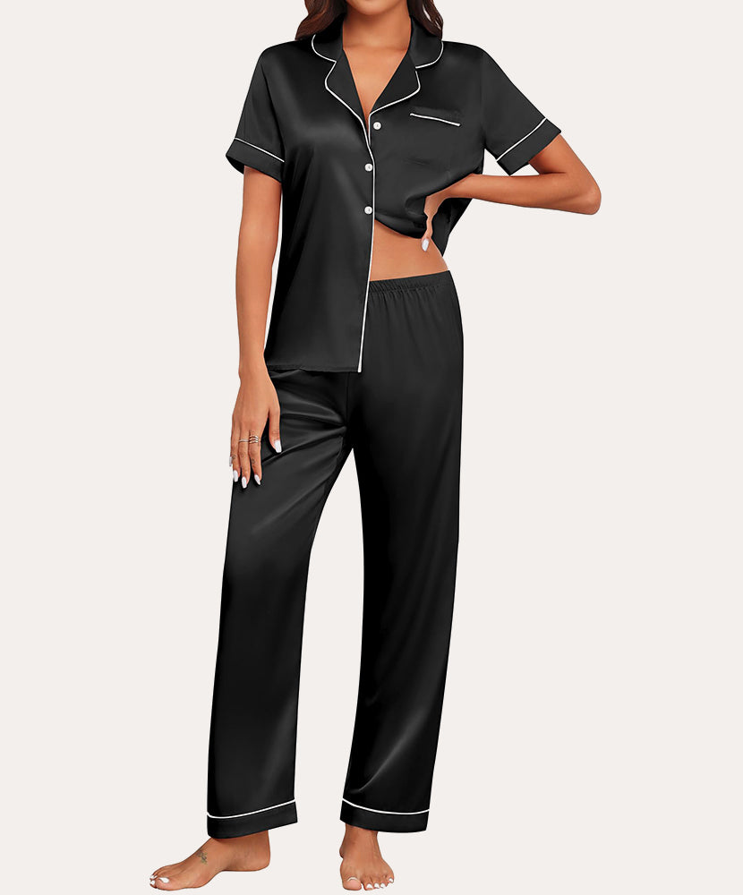 Timeless Silk Button Down Pajama Set (US Only)