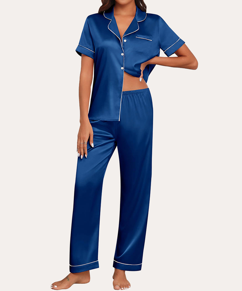 Timeless Silk Button Down Pajama Set (US Only)