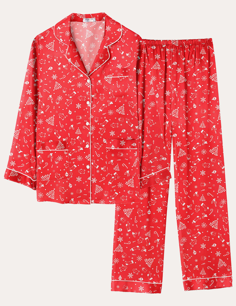 Two-piece Classic Satin Pajama Set (US Only)