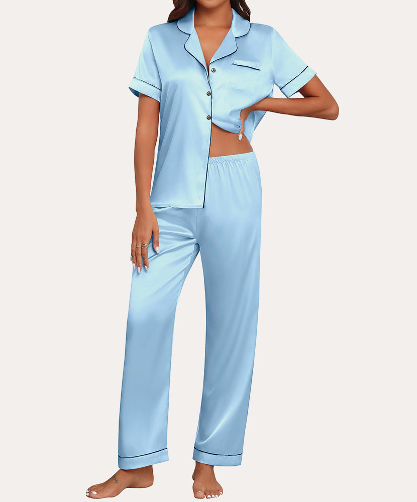 Timeless Silk Button Down Pajama Set (US Only)