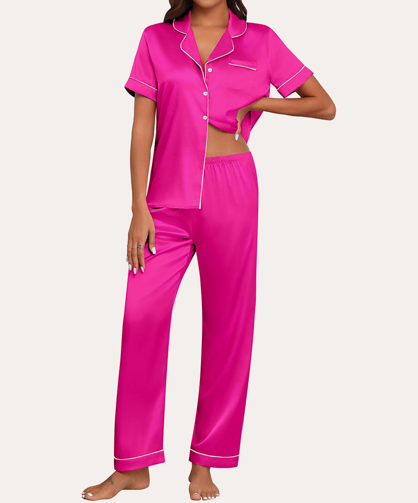 Timeless Silk Button Down Pajama Set (US Only)