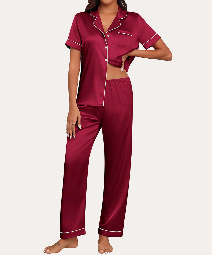 Timeless Silk Button Down Pajama Set (US Only)