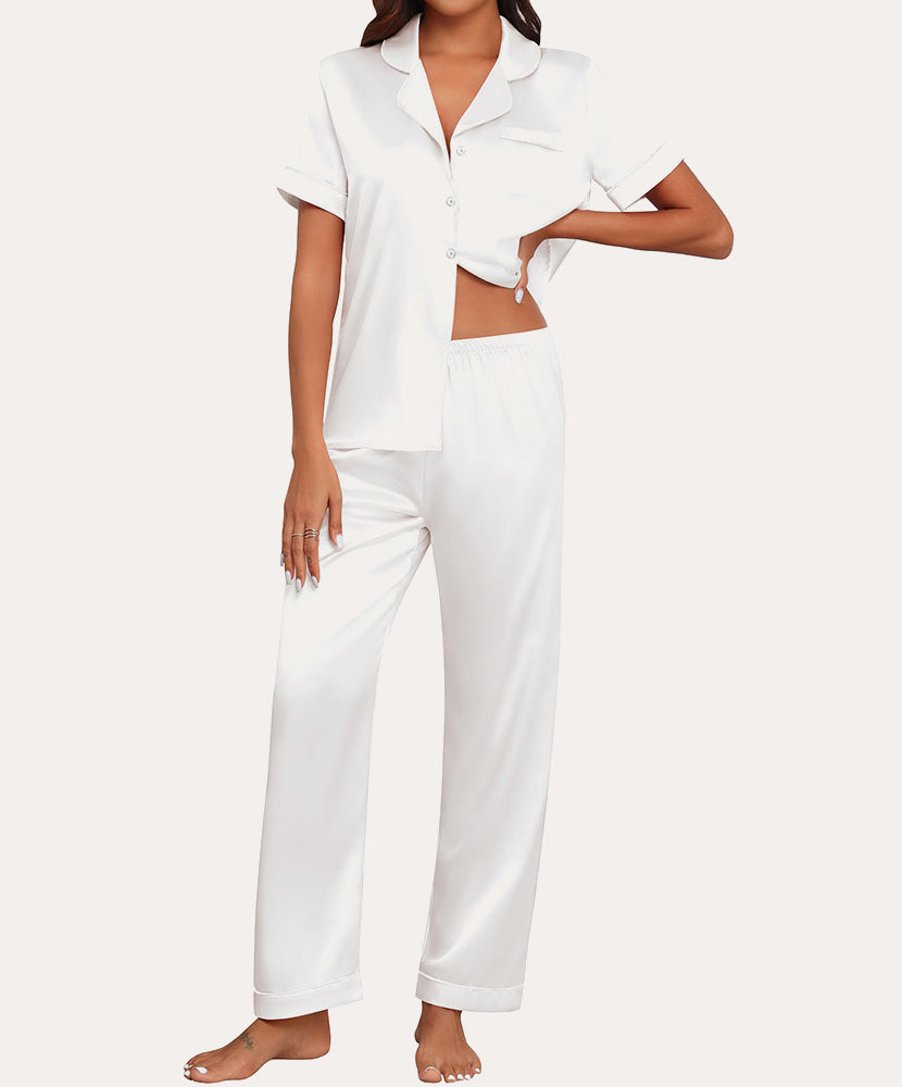 Timeless Silk Button Down Pajama Set (US Only)