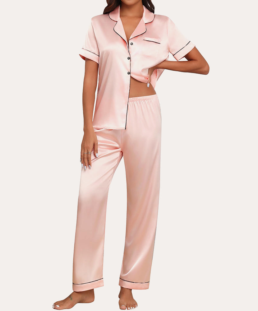 Timeless Silk Button Down Pajama Set (US Only)