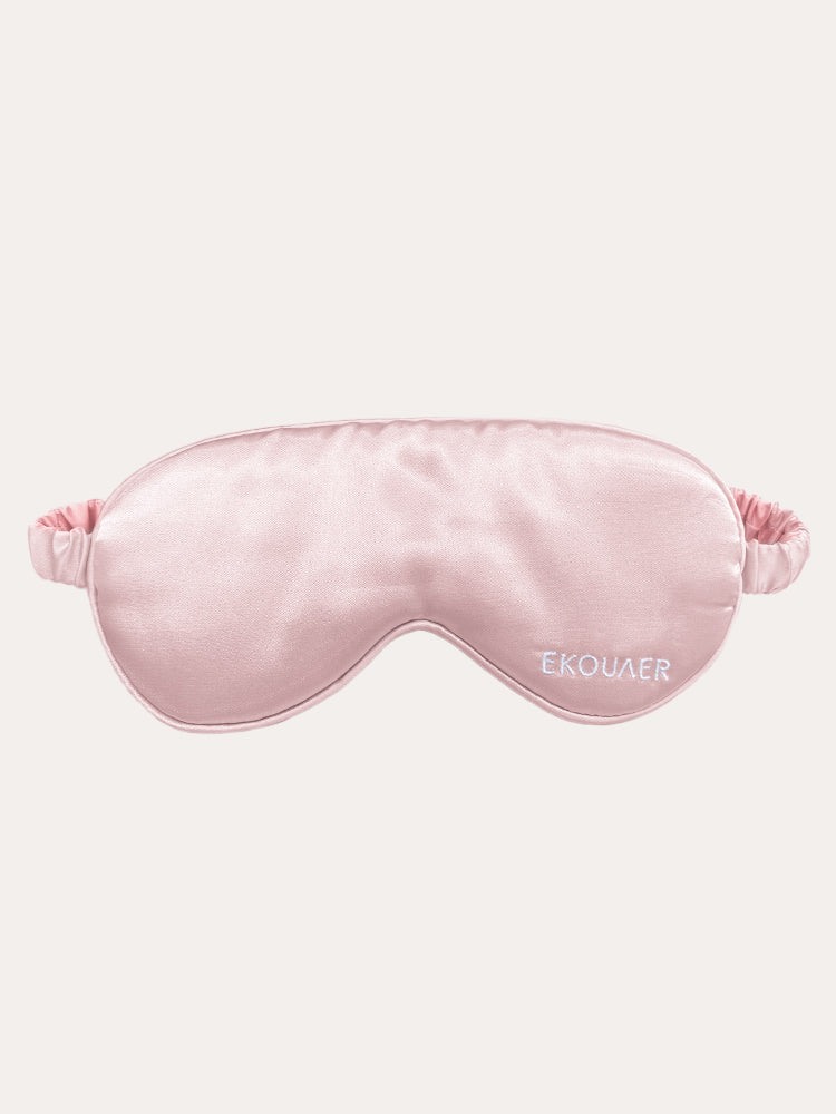 Ekouaer Soft Satin Sleep Eye Mask