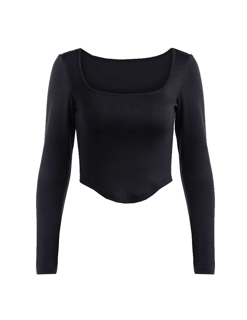 Essential Basic Square Neck Top