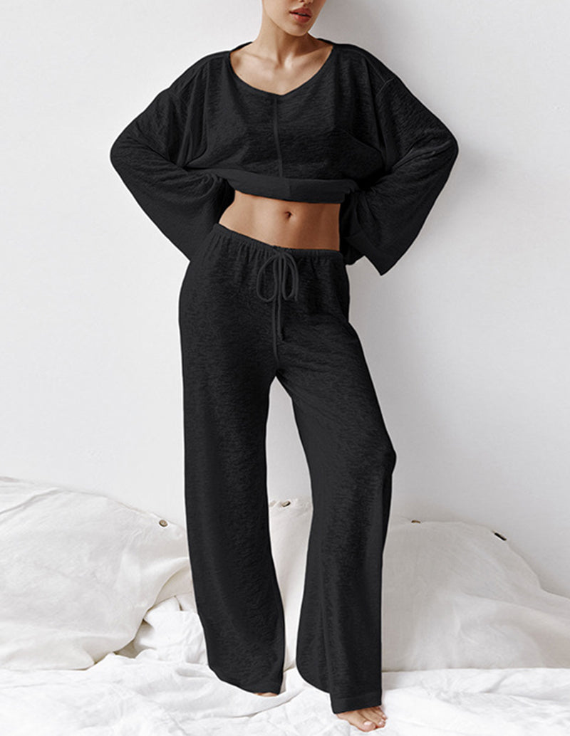 Lightweight Comfort Knit Loungewear Set