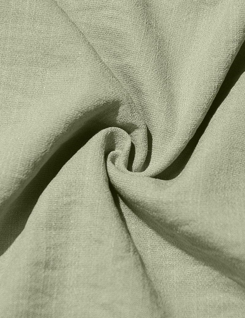 Short-Sleeve Button-Down Linen Shirt