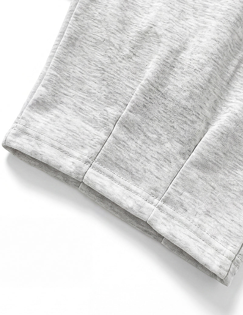 Men Drawstring Wide Leg Casual Pants