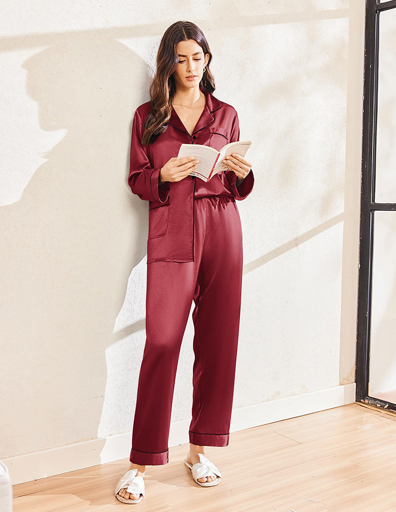 Two-piece Classic Satin Pajama Set (US Only)