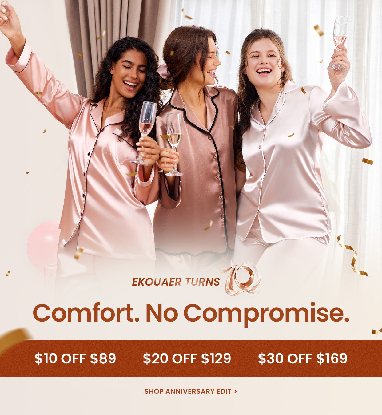 送料無料Ekouaer レディース スリング プリント 寝間着 シュミーズ Vネック フルスリップ ベビードール ナイトガウン S-XXL US サイズ: X-Large並行輸入