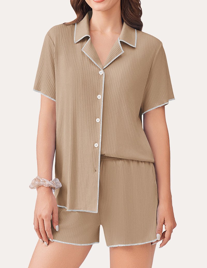 Classic Ribbed Knit Lounge Sets (US Only)