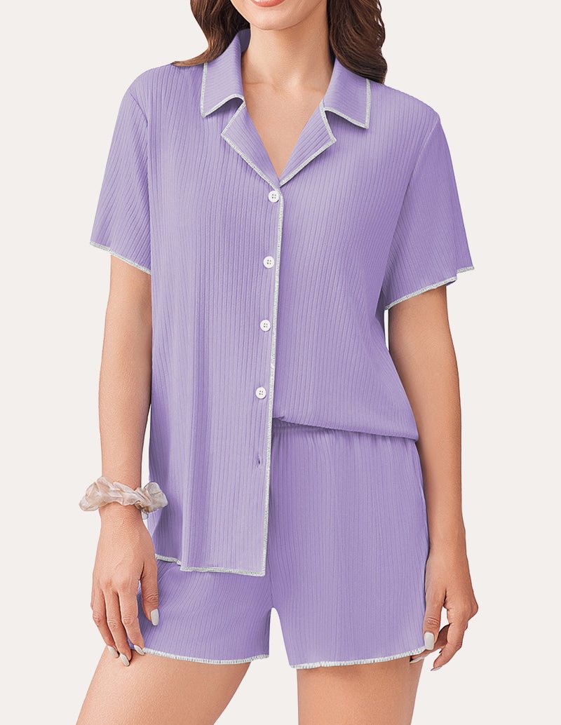 Classic Ribbed Knit Lounge Sets (US Only)