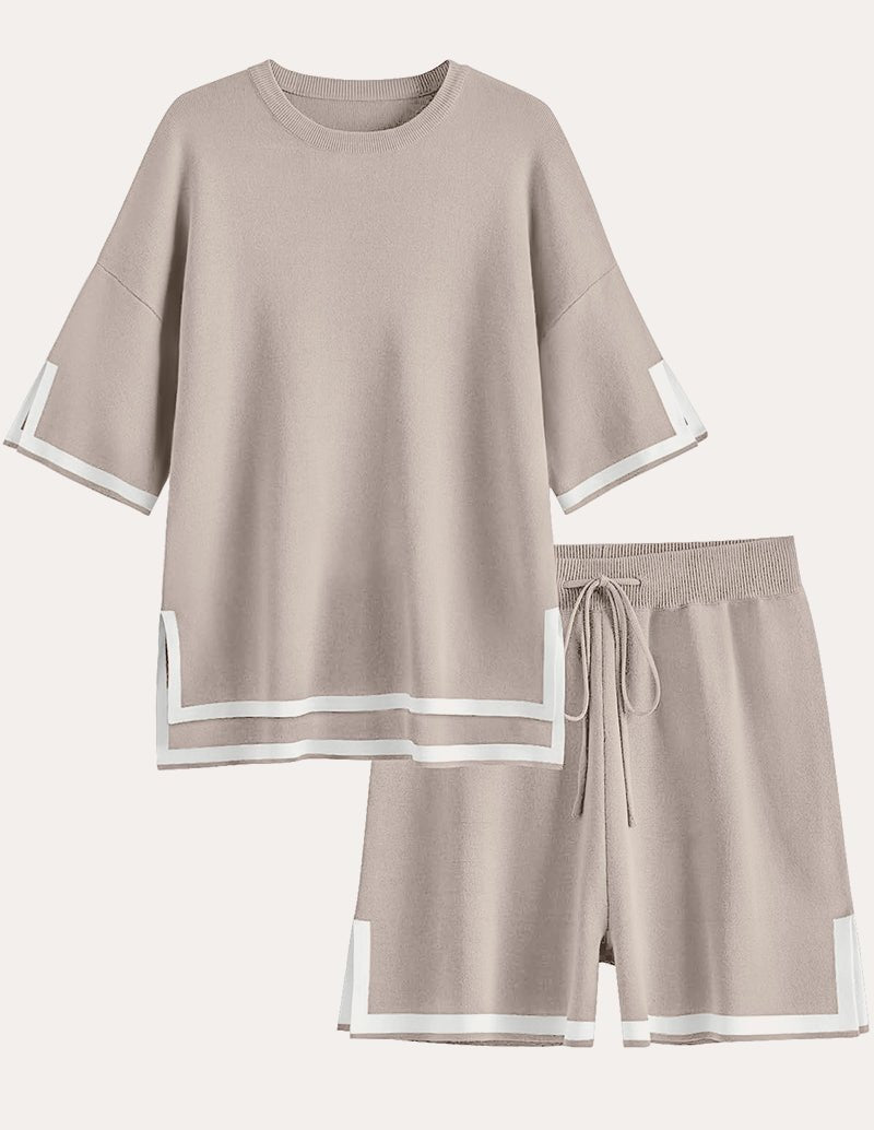 Colorblock Knit 2-Piece Pajama Sets (US Only)