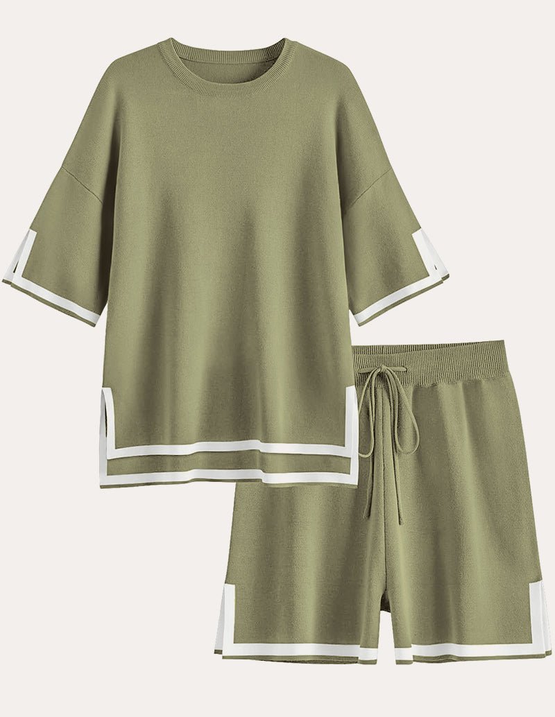 Colorblock Knit 2-Piece Pajama Sets (US Only)