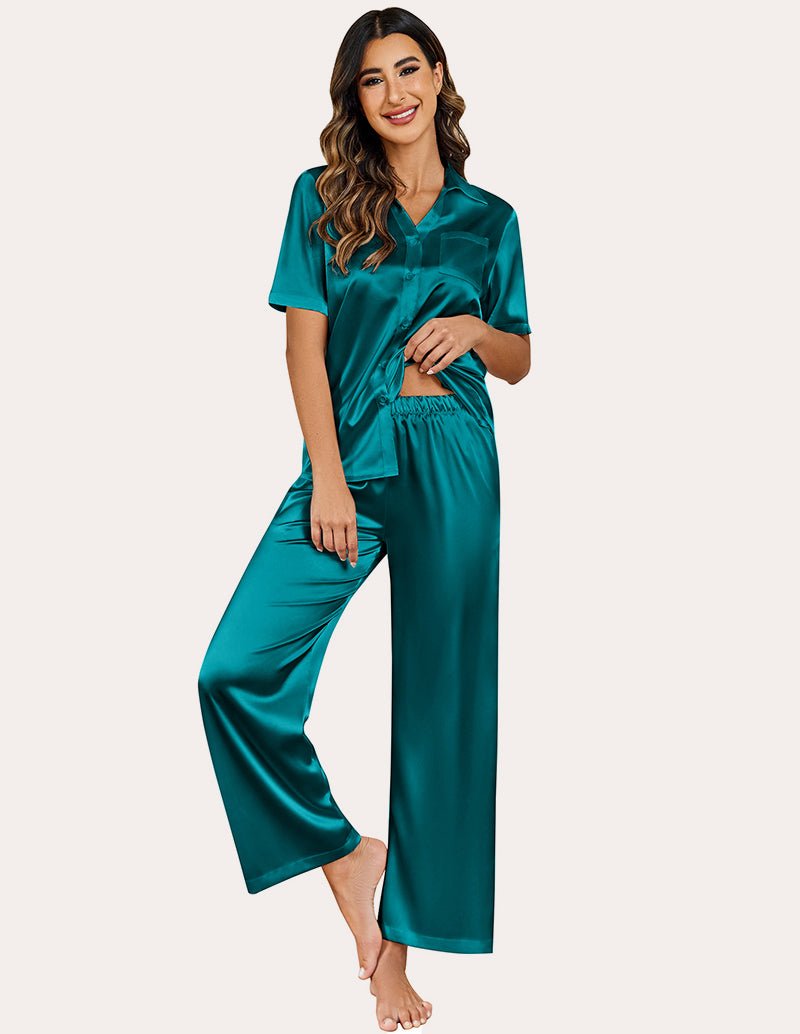 Comfy Satin Teddy 2-Piece Pajamas Set (US Only)