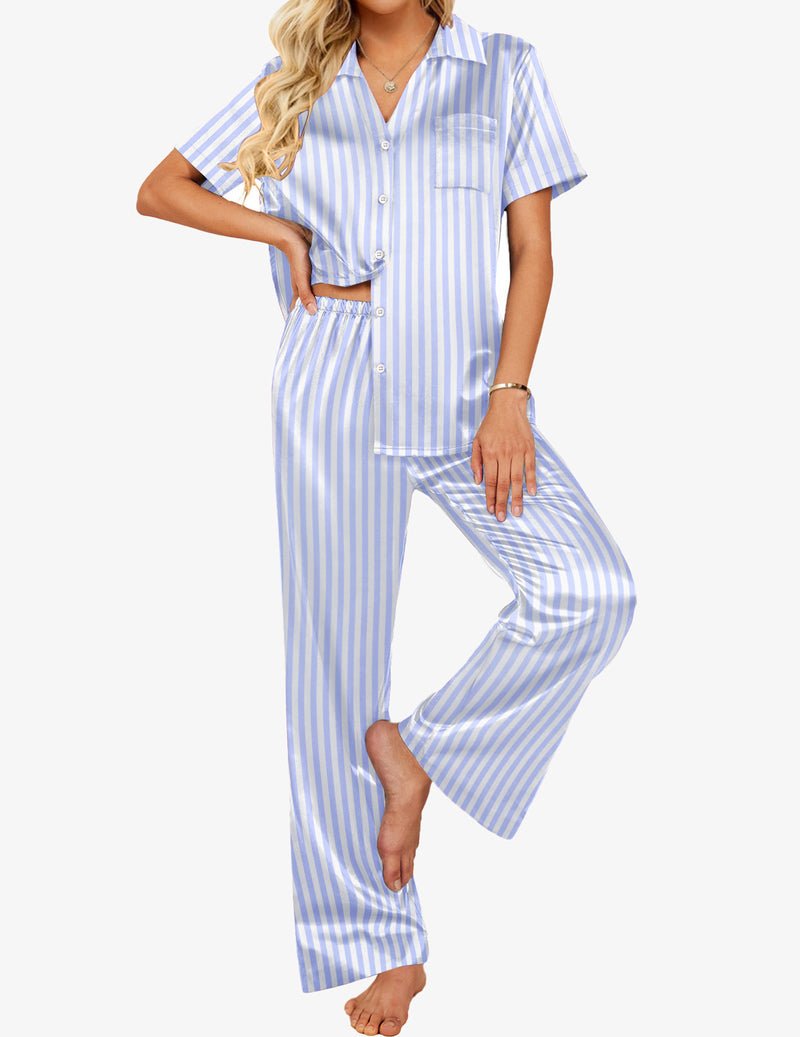 Comfy Satin Teddy 2-Piece Pajamas Set (US Only)